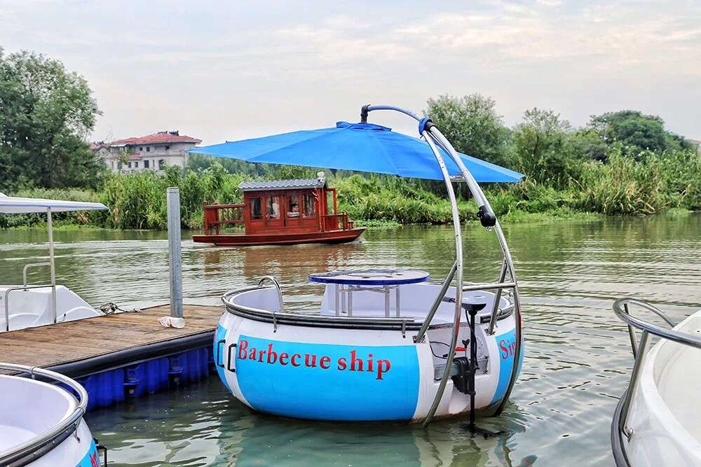 燒烤船，麻將船，BBQ